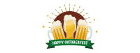 Oktoberfest Beer Cheers Facebook Cover Image Preview