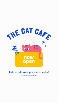 Cat Cafe Facebook Story