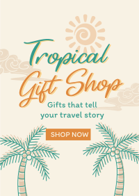 Beach Travel Souvenirs Flyer