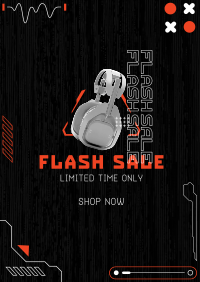 Tech Flash Sale Poster