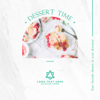 Dessert Delivery Service Instagram Post