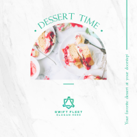 Dessert Delivery Service Instagram Post