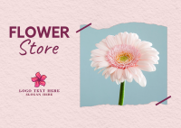 Flower Store Postcard