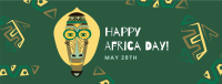 African Mask Facebook Cover Image Preview