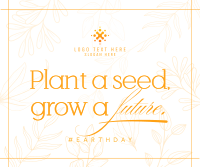 Plant a seed Facebook Post