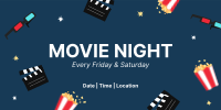 Fun Movie Night Twitter Post