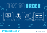 Simple Ordering Guide Postcard