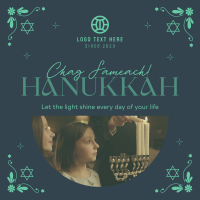 Hanukkah Celebration Instagram Post Design