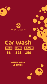 Car Wash Promotion Facebook Story