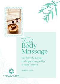 Luxe Body Massage Flyer