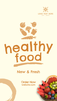 Fresh Healthy Foods Facebook Story