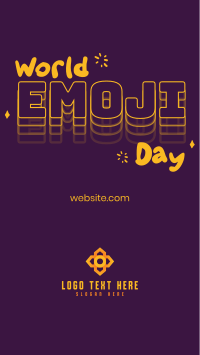 Emoji Day Lettering Facebook Story