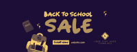 Back to School Sale Facebook Cover