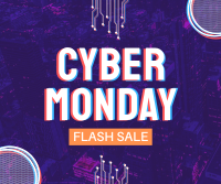 Cyber Monday Flash Sale Facebook Post