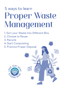 Proper Waste Management Poster