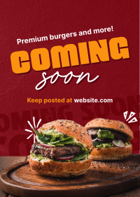 Burgers & More Coming Soon Poster