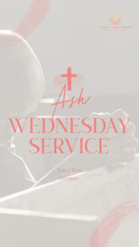 Ash Wednesday Volunteer Service Instagram Story