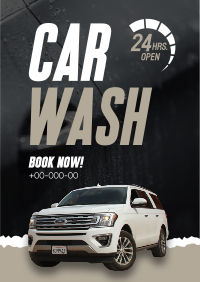 Car Wash Professional Service Flyer