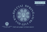 Spring Giveaway Pinterest Cover Design