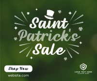 Quirky St. Patrick's Sale Facebook Post