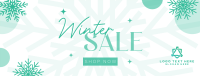 Winter Snowball  Sale Facebook Cover