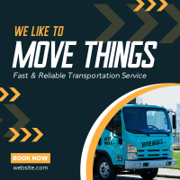 Trucking Service Company Instagram Post