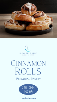 Cinnamon Rolls Elegant Instagram Story