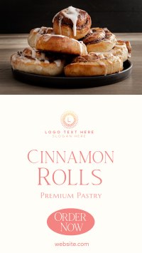 Cinnamon Rolls Elegant Instagram Story