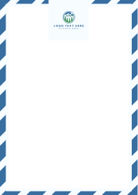 Stripes Letterhead Design