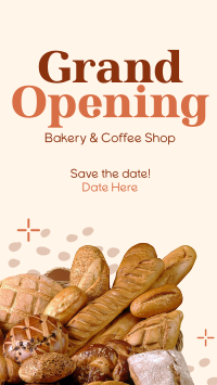 Bakery Opening Notice Instagram Reel Image Preview