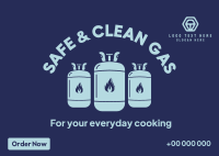 Safe Gas Postcard