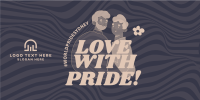 Love with Pride Twitter Post