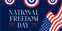 Freedom Day Celebration Twitter Post