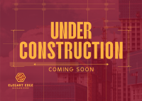 Under Construction Postcard