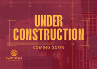 Under Construction Postcard