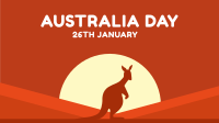 Kangaroo Silhouette Facebook Event Cover