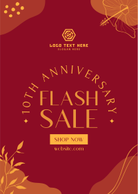 Special Anniversary Sale Flyer