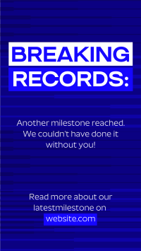 Minimalist Milestones Facebook Story