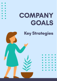 Startup Company Goals Flyer