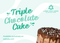 Triple Chocolate Decadence Postcard