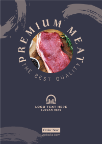 Premium Meat Poster