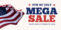 Fourth of July Sale Twitter Post