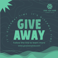 Liquid Abstract Giveaway Instagram Post