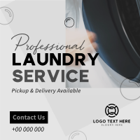 Convenient Laundry Service Instagram Post