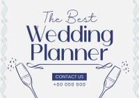 Best Wedding Planner Postcard