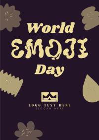 Emoji Day Blobs Flyer