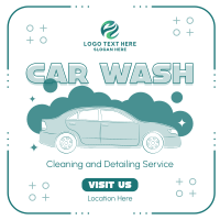 Car Cleaning and Detailing Instagram Post