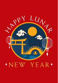 Happy Lunar Year Flyer