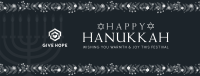 Floral Hanukkah Facebook Cover Image Preview