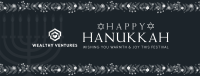 Floral Hanukkah Facebook Cover Image Preview